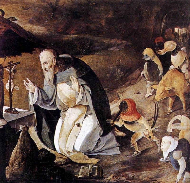 Lucas van Leyden The Temptation of St Anthony Norge oil painting art